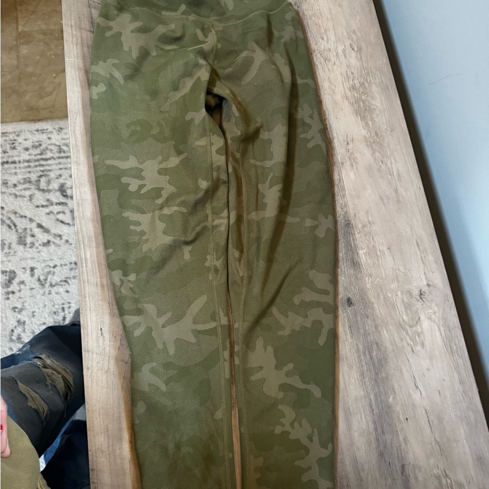 P'tula Olive Green Camo Leggings - Picture 2 of 3